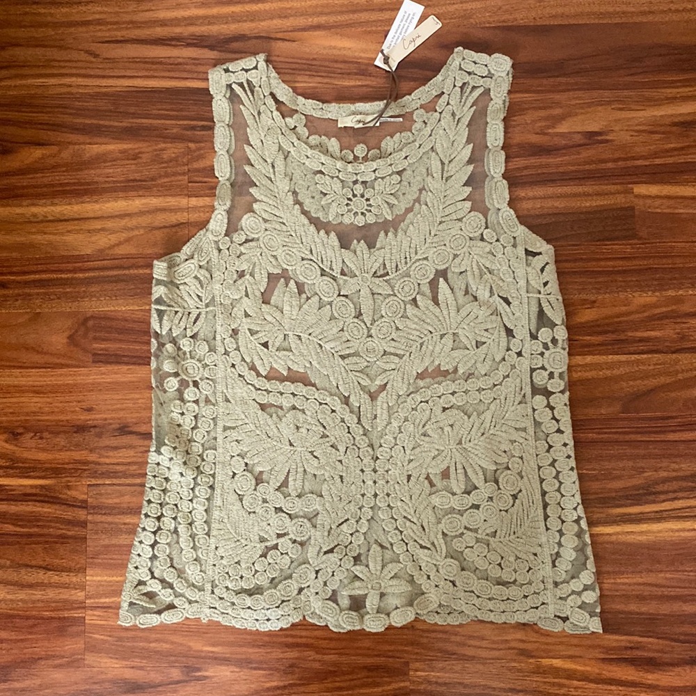 Knit tank top